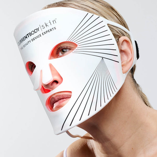 Maschera LED viso a luce rossa CurrentBody Skin