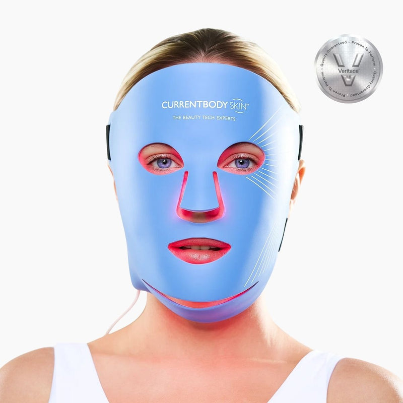 Maschera a luce LED blu CurrentBody Skin