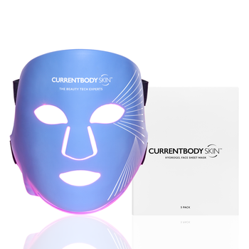 Maschera a luce LED blu CurrentBody Skin