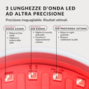 Maschera LED viso a luce rossa CurrentBody Skin