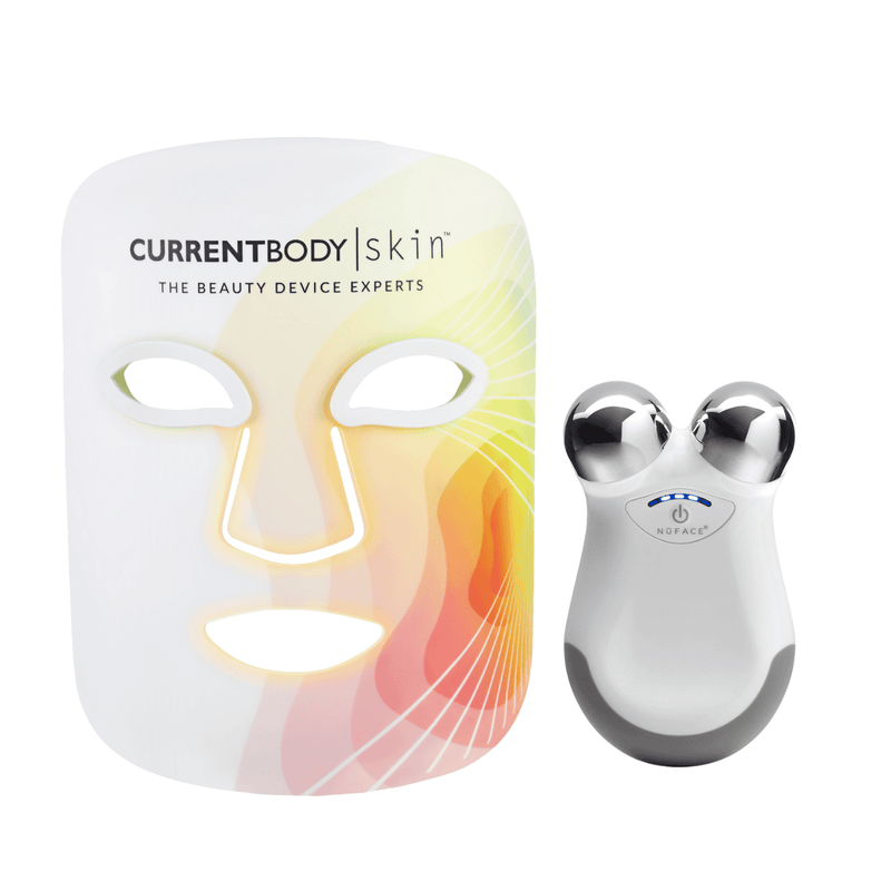 CurrentBody Skin LED 4-in-1 Face Mask x NuFACE Mini bundle