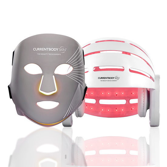 Maschera LED viso a luci multiple e Dispositivo LED per capelli CurrentBody Skin