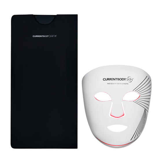 Kit Maschera LED di Nuova Generazione e Coperta per sauna CurrentBody Skin