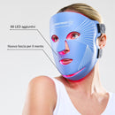 Maschera a luce LED blu CurrentBody Skin