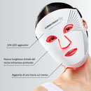 Maschera LED viso a luce rossa CurrentBody Skin