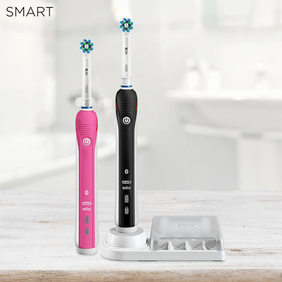 Spazzolino Elettrico Oral-B Smart 4900 rosa e nero Confezione doppia