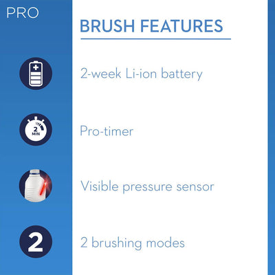 Spazzolino elettrico Oral-B Pro 2 2500 CrossAction nero + custodia da viaggio