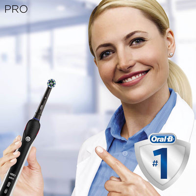 Spazzolino elettrico Oral-B Pro 2 2500 CrossAction nero + custodia da viaggio