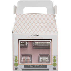 Collezione di testine a microaghi BeautyBio GloPro
