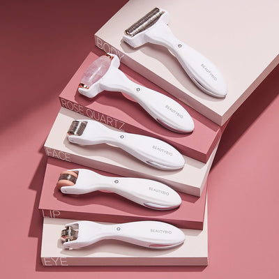 Testina BeautyBio GloPRO® al quarzo rosa