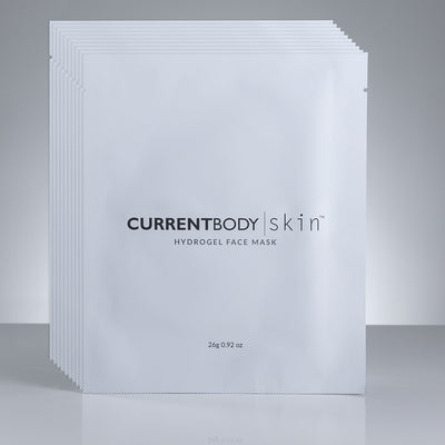 Maschera LED CurrentBody Skin LED + Confezione da 10 Maschera Viso Idrogel