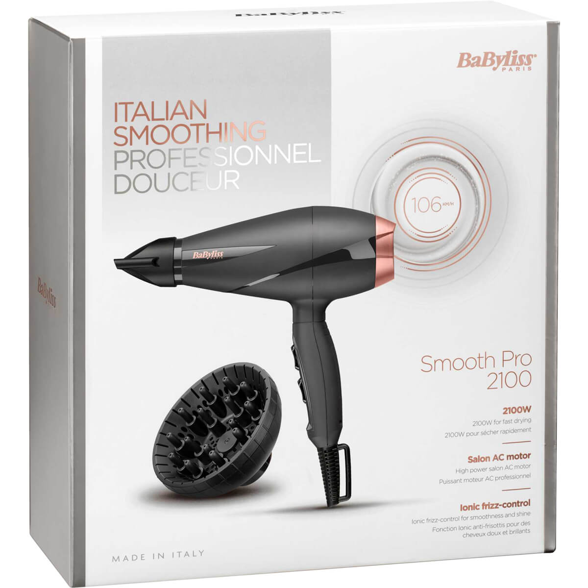 Secador babyliss smooth pro store 2100