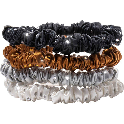 slip® Crystal Skinny Scrunchie Set - Disco Fever