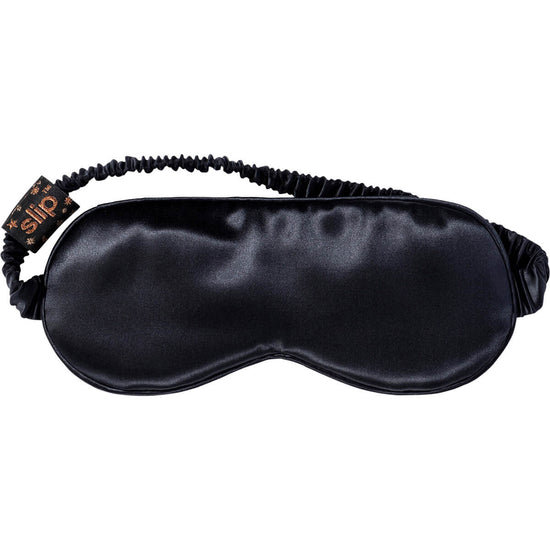 Slip® Maschera per dormire in pura seta - Nera - Holiday Edition