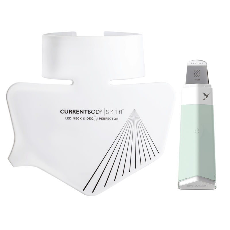 Maschera LED Collo e Décolleté CurrentBody Skin & DermaFlash DermaPore