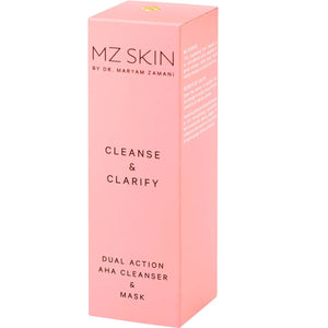 Detergente e maschera MZ Skin CLEANSE & CLARIFY doppia azione