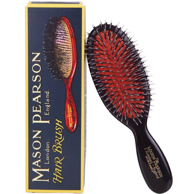Spazzola per capelli tascabile Mason Pearson con setole in nylon (BN4)