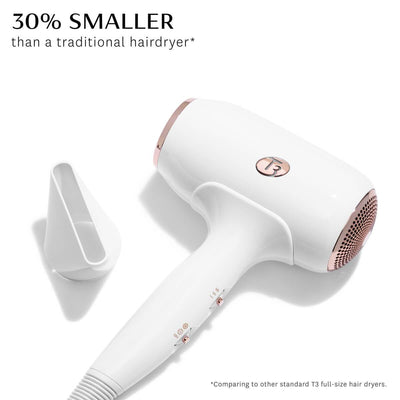 Asciugacapelli compatto T3 Fit - Bianco