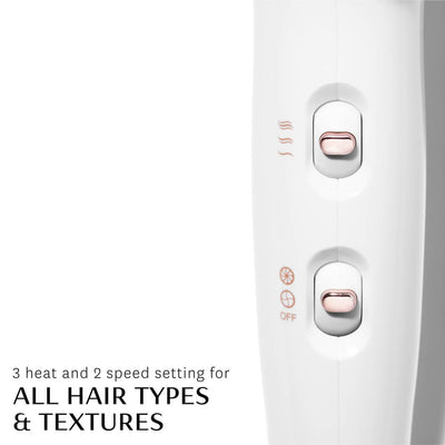 Asciugacapelli compatto T3 Fit - Bianco