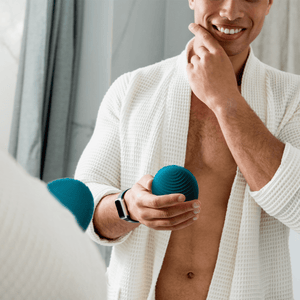 FOREO LUNA 4 Men - Dispositivo intelligente per la pulizia e il rassodamento del viso